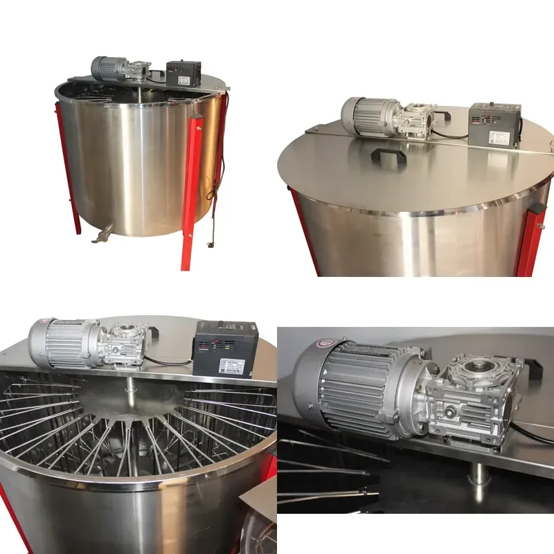 for Honey Extractor Motor Frame Electric Stainless Steel 24 Frame Beekeeping Equipment Automatic Honey Extraction Machine