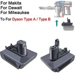 Battery Adapter for Makita/Dewalt/Milwaukee 18V Li-ion Battery Convert To For Dyson DC35 DC34 DC31 Handheld Vacuum Cleaner tool