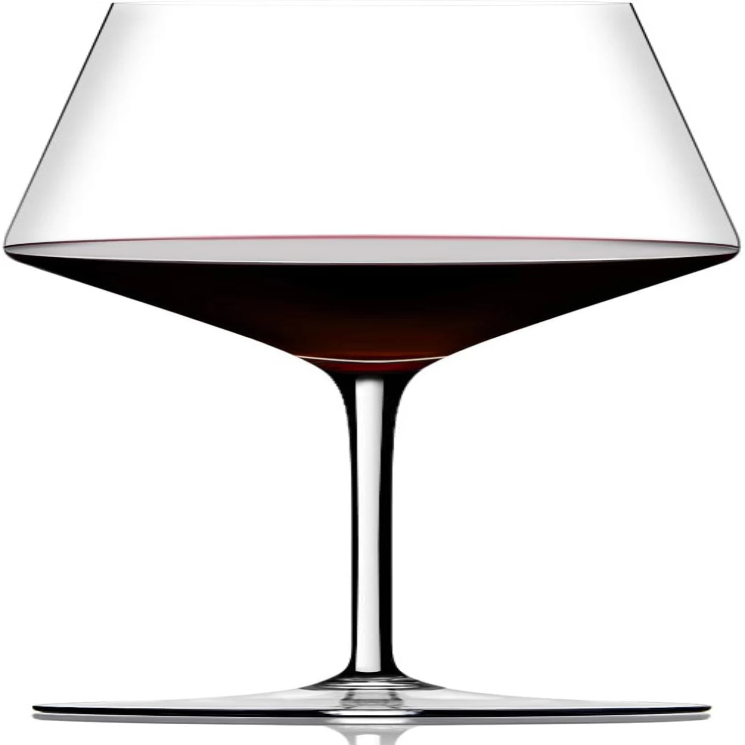 

Elegant Set of 4 Premium Hand Blown Crystal Red Wine Glasses - 15 oz Capacity, Thin Rim, Long Stem - Ideal for Red or White Wine