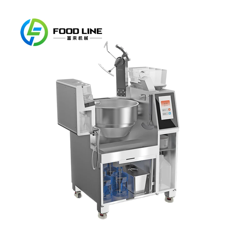 Customized Smart Temperature Controlled Automatic Cooking Robot For Household Kitchen And Commercial Restaurant