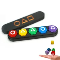 Traditional Play Game Fun Gonggi Jack Stone Pebbles Set Hand Eye Coordination Training Toy Gong Gi Set for Board Game Party Game
