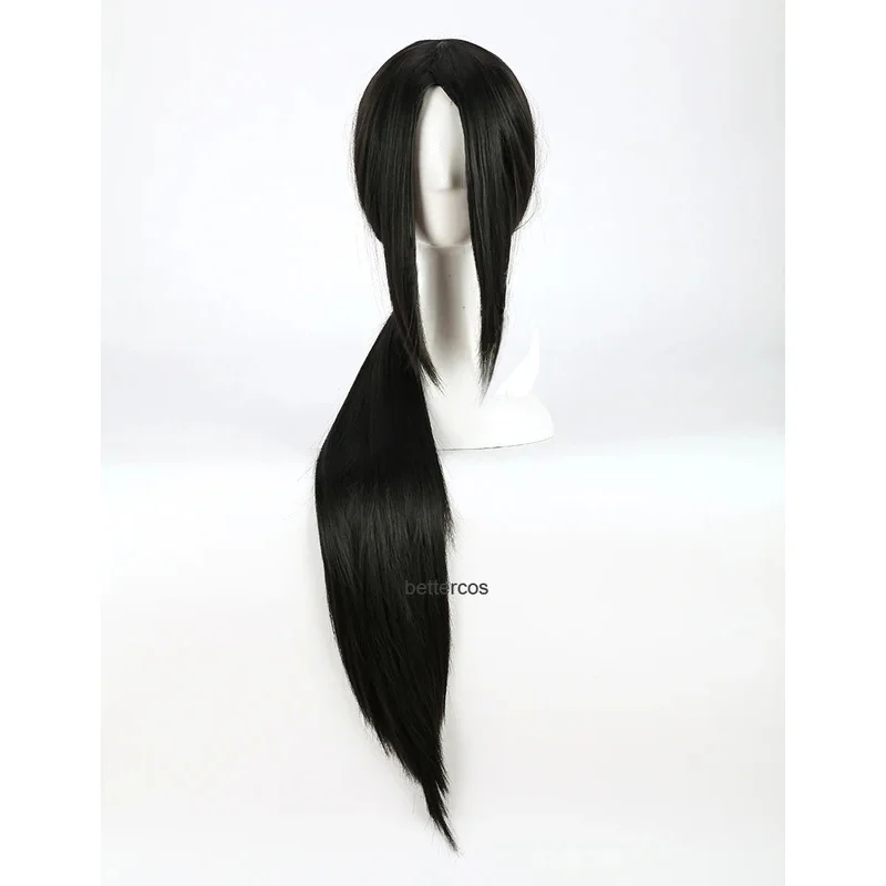 Uchiha Itachi Cosplay Wigs Long Black Heat Resistant Synthetic Hair Wig   Wig Cap