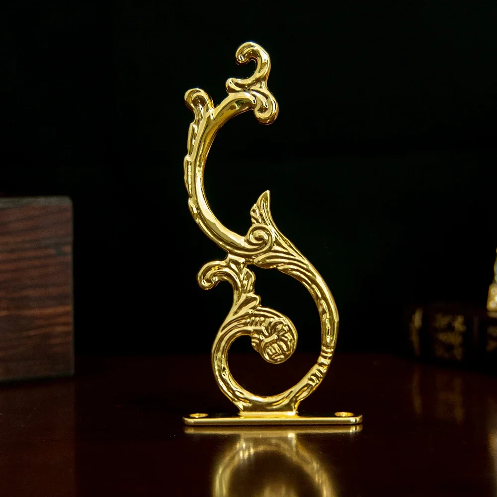 HTISOK Eleganter Wandhaken im klassischen Stil, vergoldet, für orthodoxe Kirchen und Heimdekoration, religiöses Geschenk & Zubehör – Detail 9