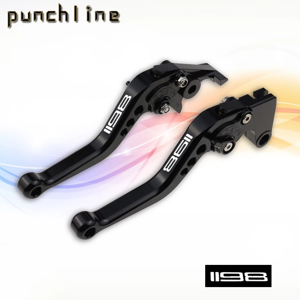 

Fit For 1198/S/R 2009-2011 1198 S 1198 R 2009-2011 Motorcycle CNC Accessories Short Brake Clutch Levers Adjustable Handle Set