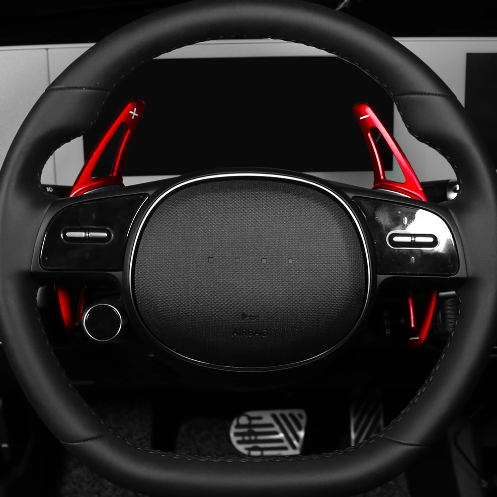 

2pcs Car Steering Wheel Paddle Shifter Gear Shift Extension For Hyundai Ioniq 5 2022-2025 LHD RHD