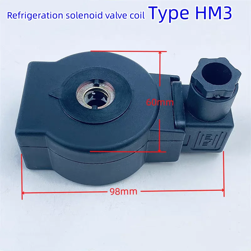 Refrigeration Solenoid Valve Coil Type HM3 12V/24VDC 220VAC 20W Inner Hole11mm Height 35mm