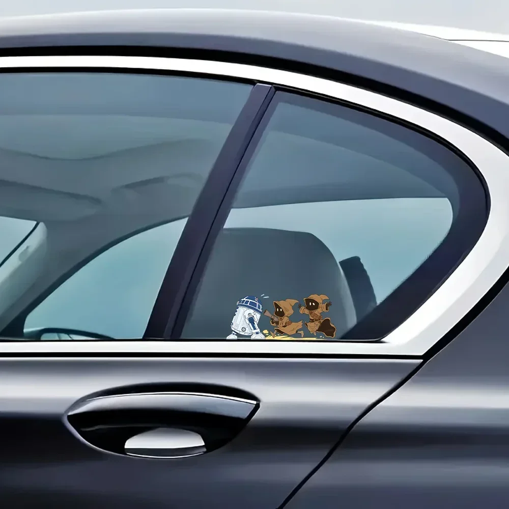 1 шт. стильная наклейка для научного автомобиля, художественный стиль, прочная, идеально подходит для багажа, скейтборда, привлекательный эстетический декор научного искусства