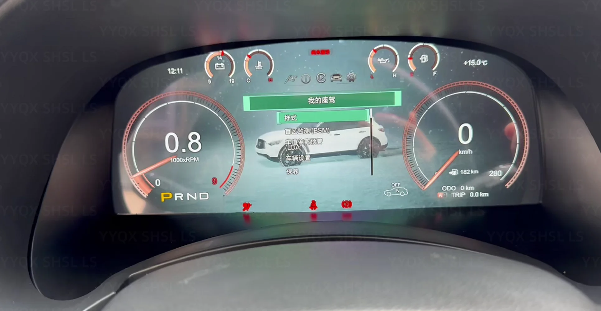For Infiniti FX35 FX37 FX45 FX50 QX70 2013-2016 Popular Digital Cluster Dashboard LCD Virtual Cluster Speedometer Cockpit Screen