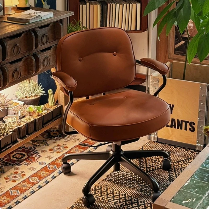 Rolling Salon Recliner Office Chair Mobile Accent Comfortable Office Chair Computer High Back Cadeira De Escritorio Furniture