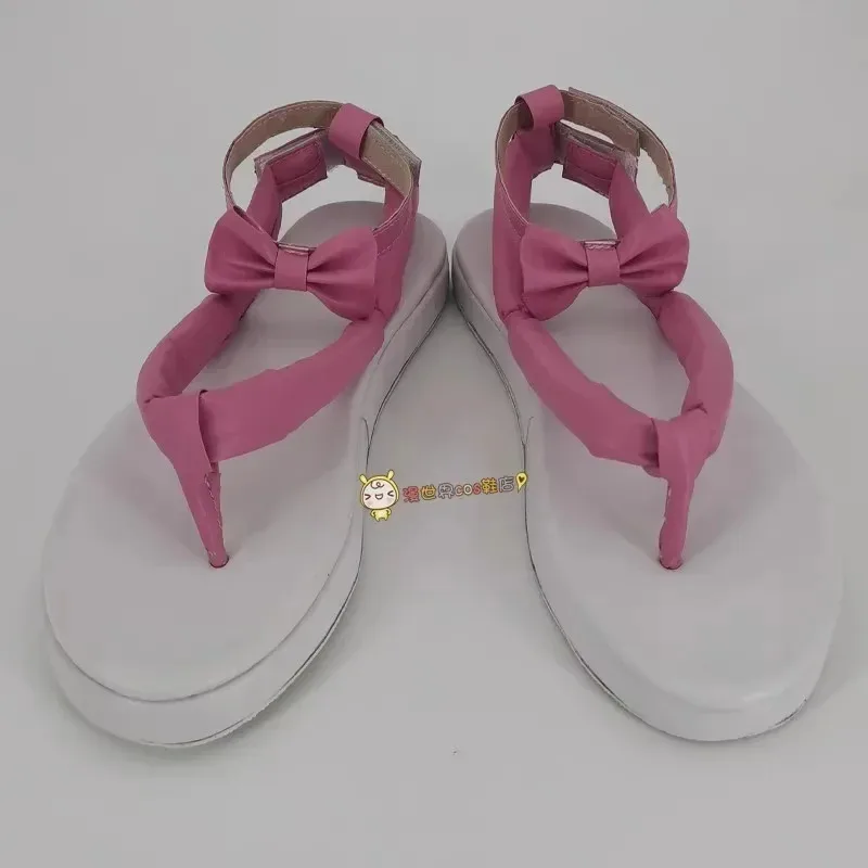 Demon Cos Slayer Kanroji Mitsuri Cosplay zapatos peluca Slayer Kimetsu No Yaiba Nezuko Mitsuri Kanroji Cosplay mujeres adultos Kisatsutai