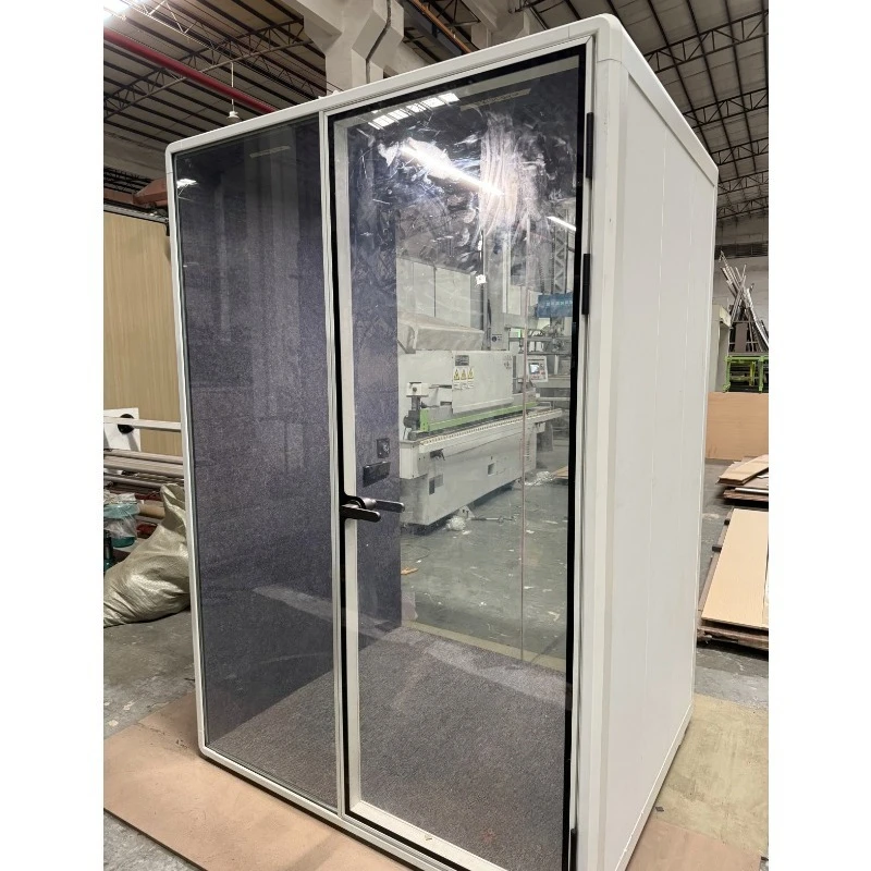 Movable Indoor Booth Phone Pod Office Pod Privacy Soundproof Telephone Booth for Commercial Office Building