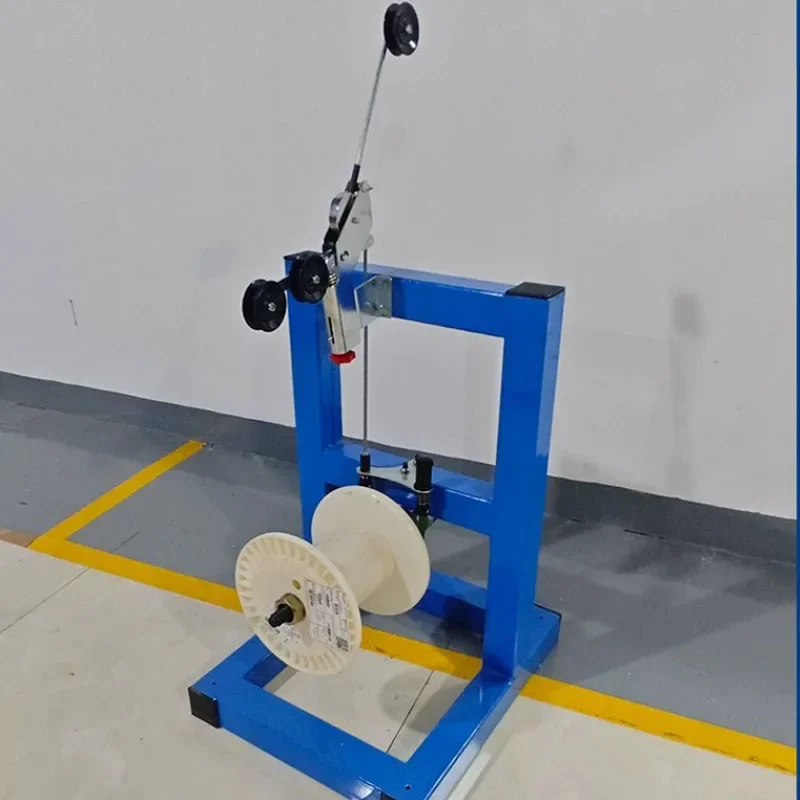 2 Spool Wire Pay-off Stand Magnetic Tensioner Cable Unwinding Machine for Extruder Wire Production Line