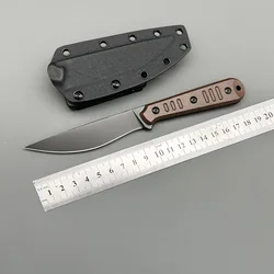 Bastine Silence Slim straight knife fixed blade N690 Kydex sheath hunting outdoor camping Gea knives