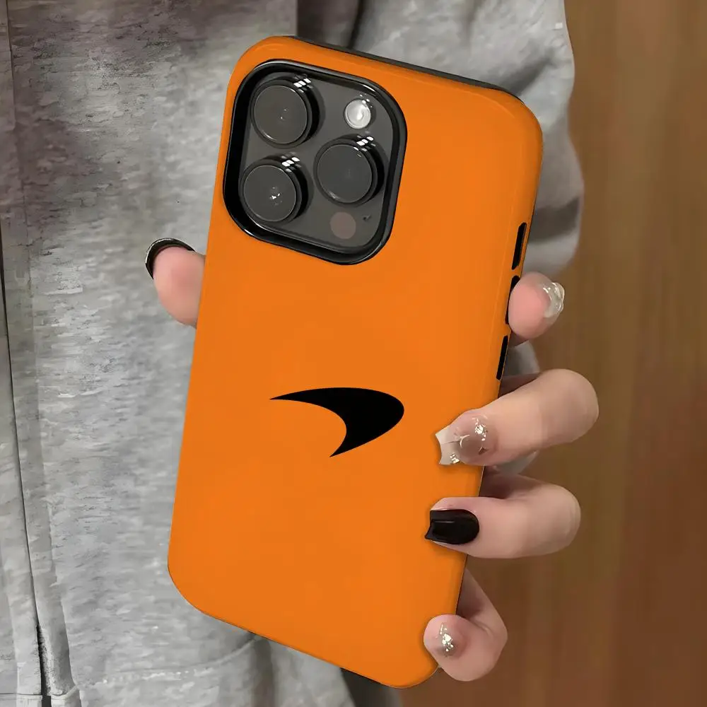 حافظة هاتف ماكلارينز للسيارة الرياضية حافظة هاتف مغناطيسية لهاتف آيفون 16 15 14 13 12 11 Pro Max X XR XSMax 7 8 Plus طبقة لامعة من الصلب #6