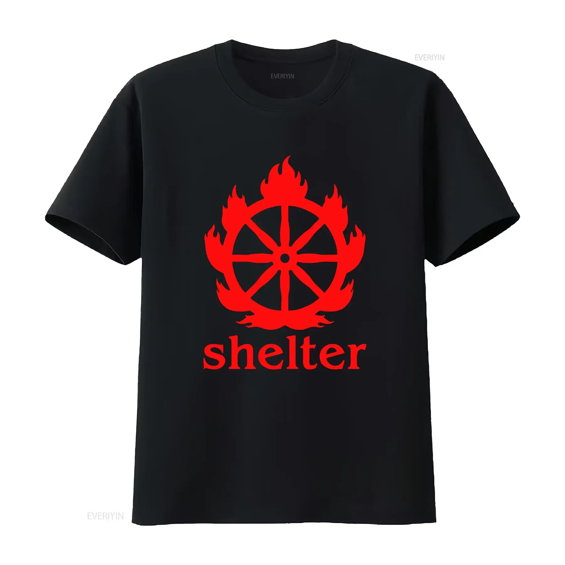 New Limited NWT Shelter Hardcore Punk Band Mantra Album Rock T Shirt S 5XL vintage Washed designer clothes Breathable Unisex