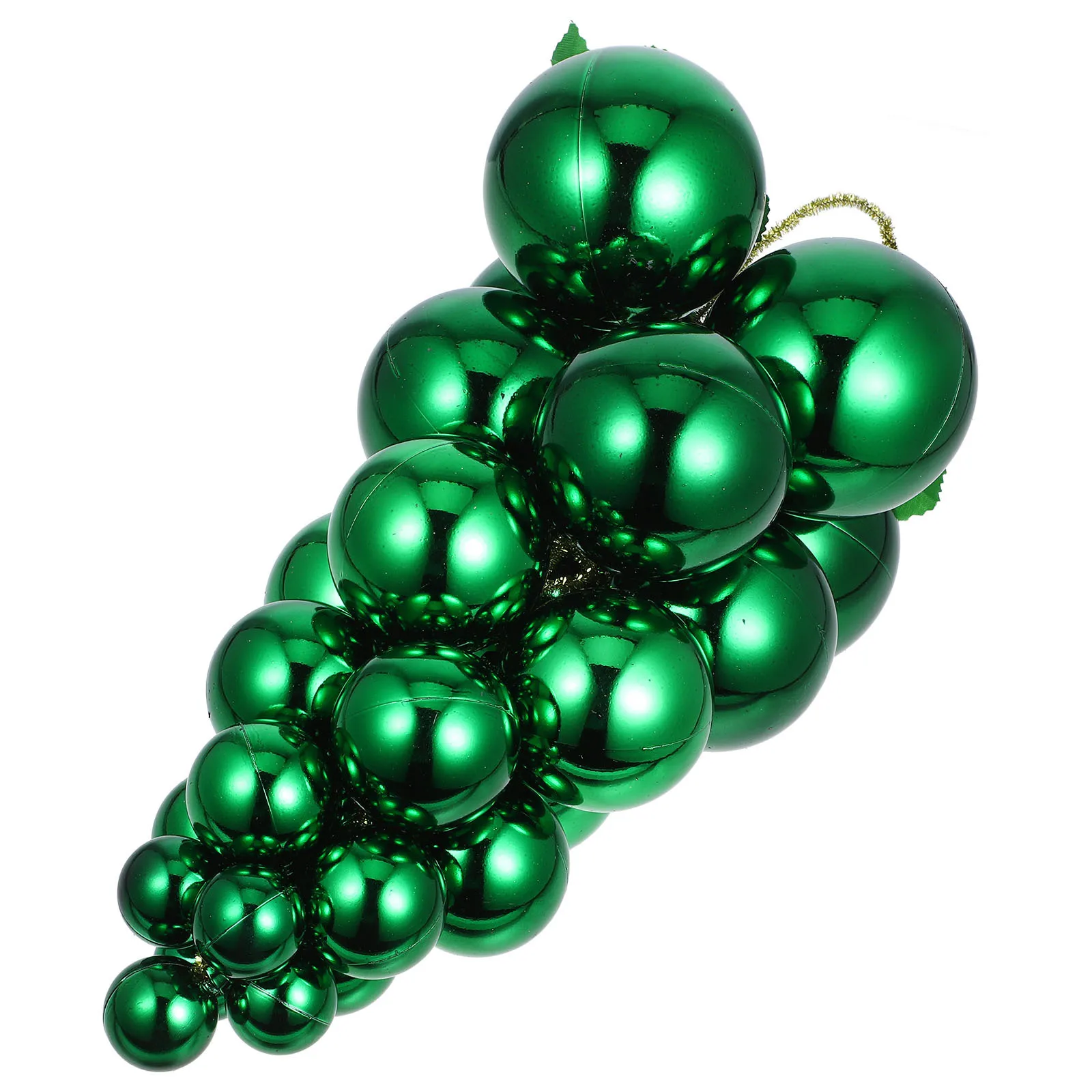 

Shatterproof Hanging Ball Christmas Tree Ornament Artificial Grape String Ball Plastic Decorative Holiday Hanging Sphere