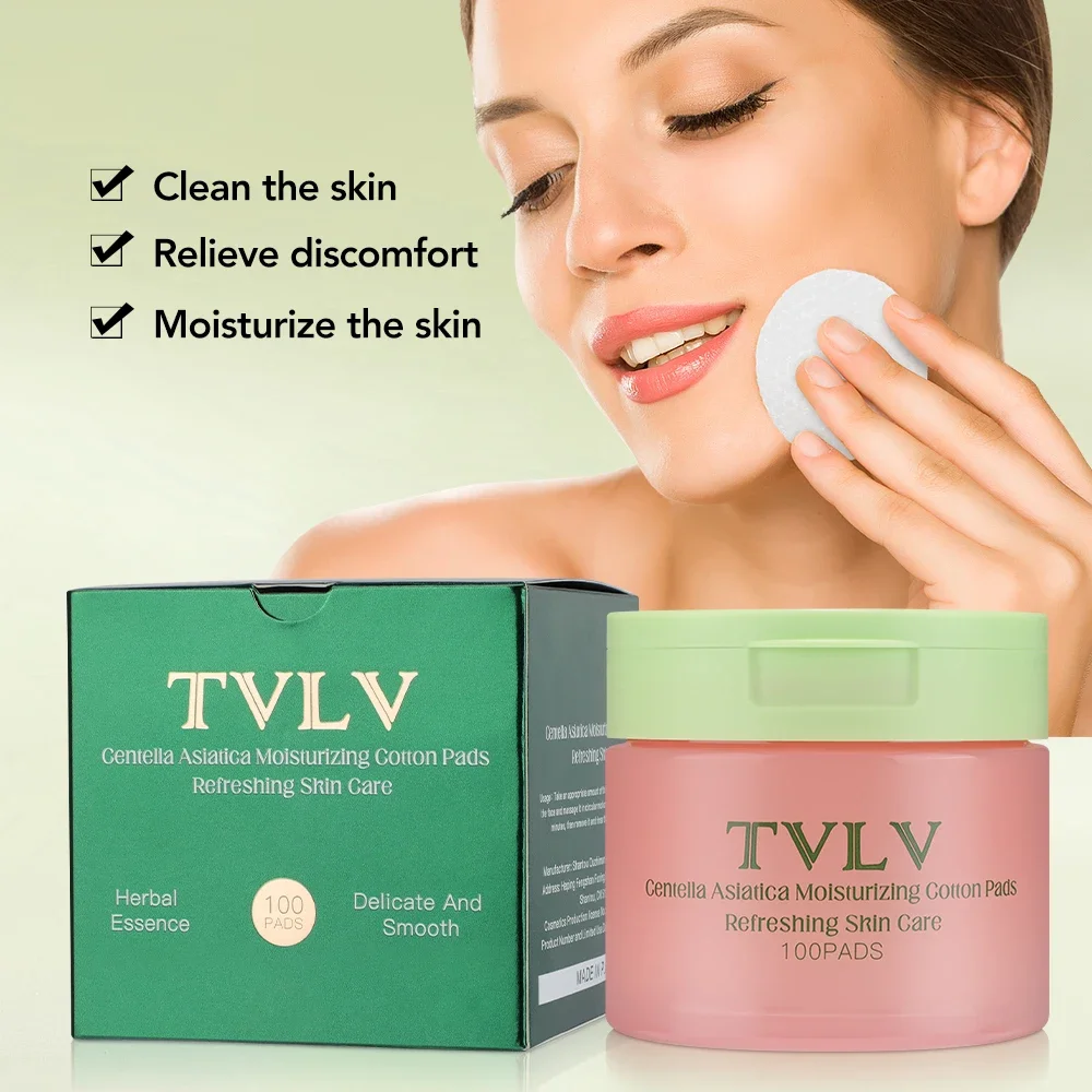 centella-asiatica-almofadas-de-algodao-encolher-poros-removedor-de-cravo-calmante-controle-de-oleo-suaviza-cuticulas-almofadas-de-limpeza-esfoliantes
