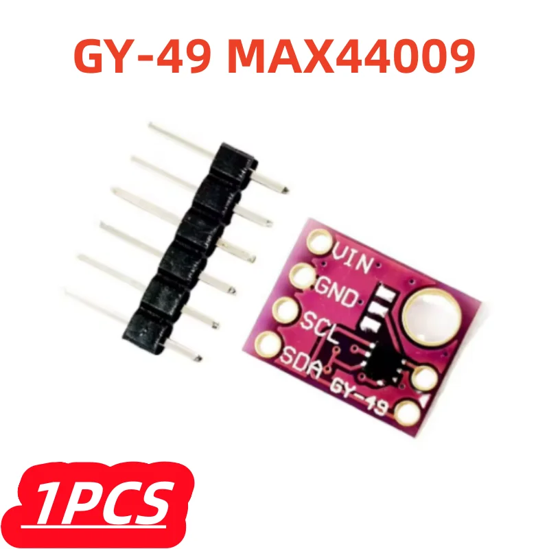 1Pcs/lot New GY-49 MAX44009 Digital illumination module Light intensity sensor module i2c interface DC1.7-3.6V high precision