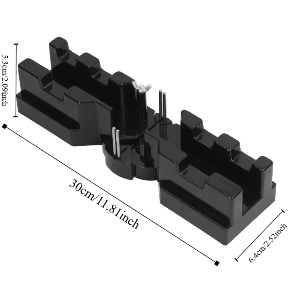 2 في 1 تصميم ميتري أداة قياس مادة ABS أسود اللون زاوية مكتشف عالية الدقة ميتري أداة القطع أعمال النجارة #6