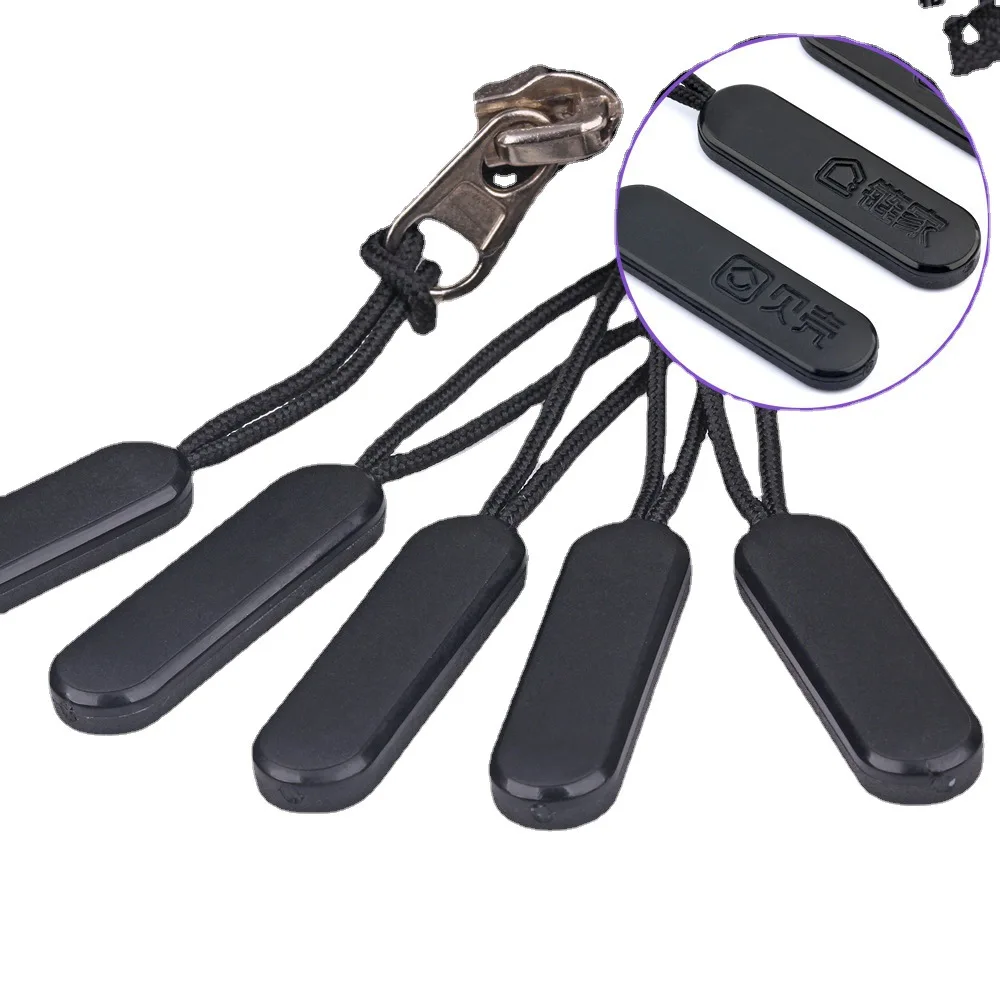 10Pcs Zipper Pull Puller Fit Rope Tag Replacement Clip Broken Buckle Fixer Zip Cord Tab Travel Bag Backpack Suitcases Clothing