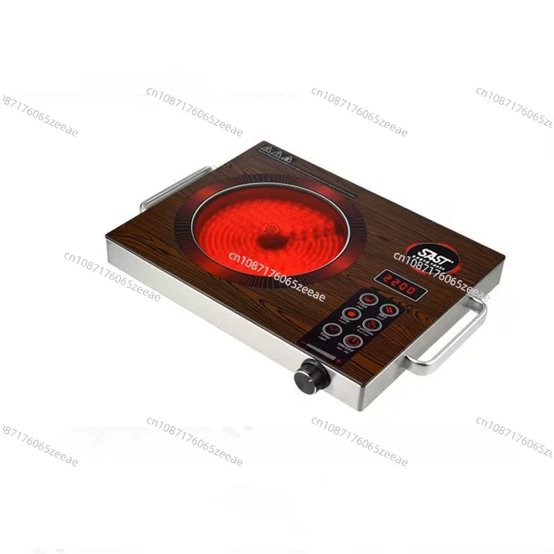 Good Quality Unpolished Glass One Burner Electric Cooktop Ceramic Hob No Radiation Energy Saving Portable