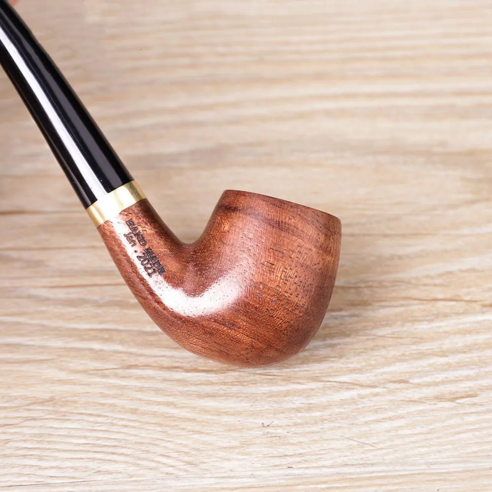 Rose Wood Smoking Pipe Germany Imported tobacco pipe Long Handle Reading Pipe Lord of the Ring Gandalf the Gray\'s Pipe