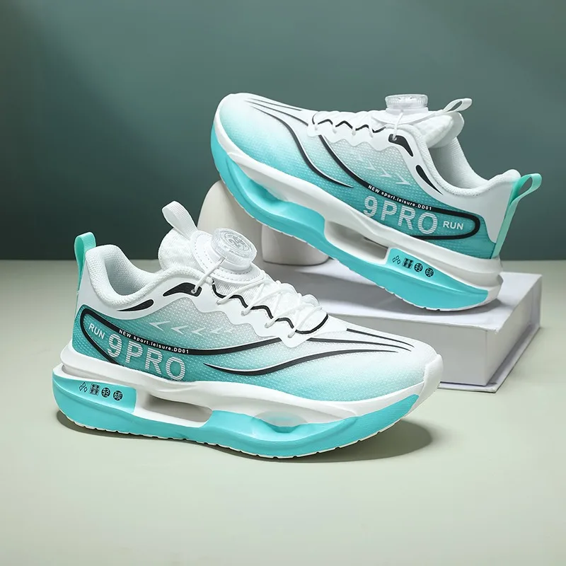 

Unisex Running Shoes 2026 New Lightweight Cushioning Thick Sole Sports Training Sneakers Daily Wear Tennis Shoes for Men Women