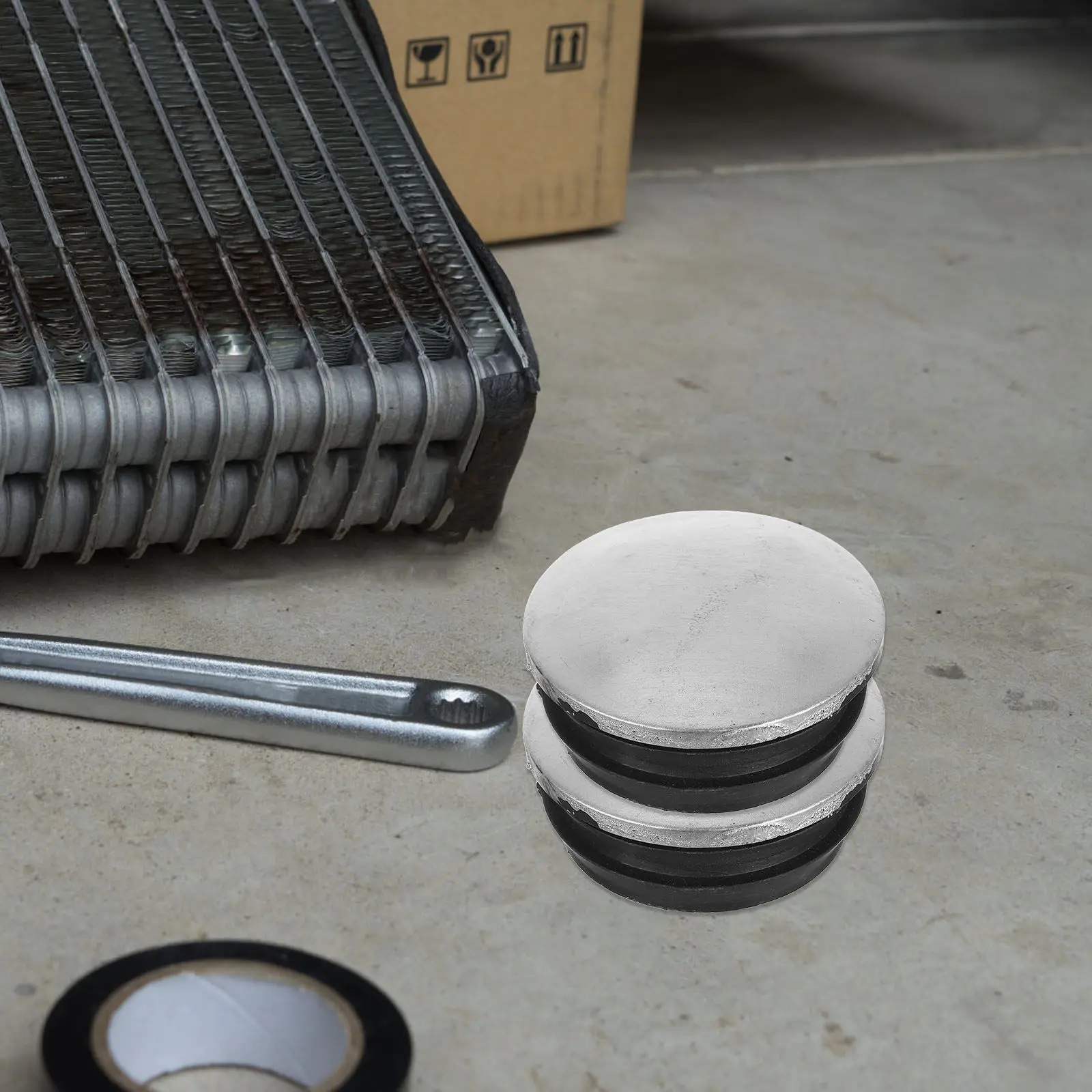 4pcs-rubber-fence-post-caps-high-strength-weather-resistant-quick-installation-guardrail-cover-protective-post-base-for-outdoor