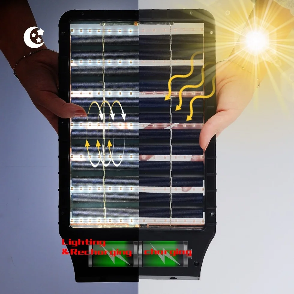 2022 Outdoor Solar Led Light Strong Powerful Solar Sensor Street Lights Outdoor IP65 Waterproof Garden Exterior Lamp With Sensor