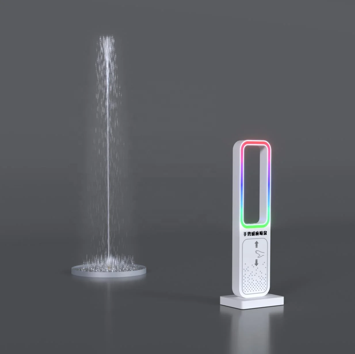 

Scenic Park Outdoor Amusement Equipment Gesture Sensing Fountains and Play Equipment