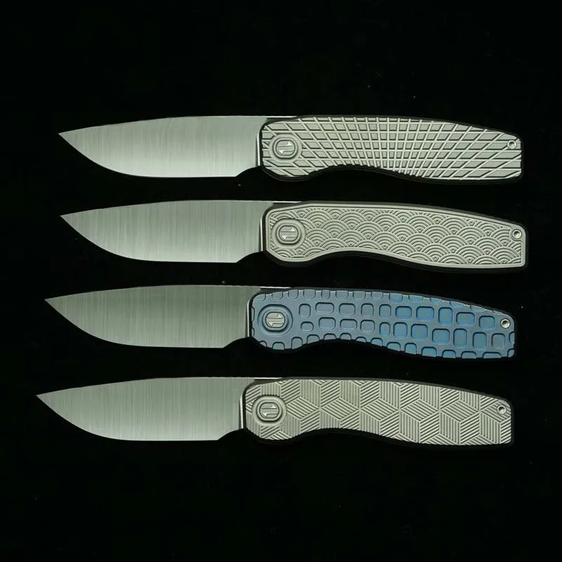 Large FSD# Folding Knife 154CM Blade Ceramic Bearing Titanium Handle Outdoor Camping Kitchen Survival Multifunctional EDC Tool