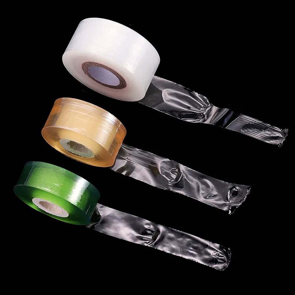 

3pcs 3 Rolls Film Double Stretchable Plant Grafting Tape Plant Tape Durable Repair Garden Tools Wrapping Accessories