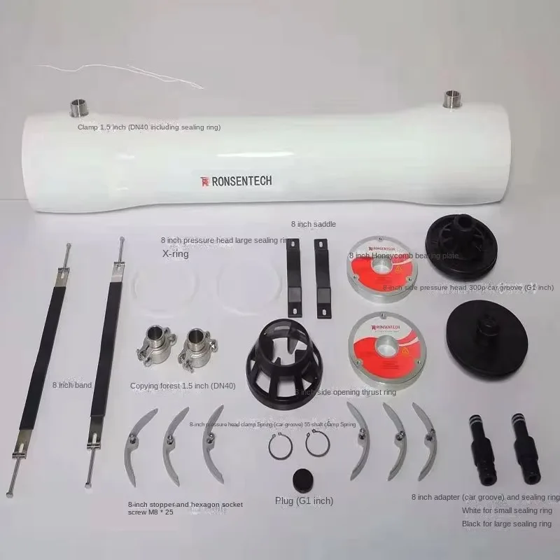 

Best-selling Brand new specialized Popular4040 Stainless Steel 8040 Glass Fiber Reinforced Plastic Membrane Shell 220V RO Revers