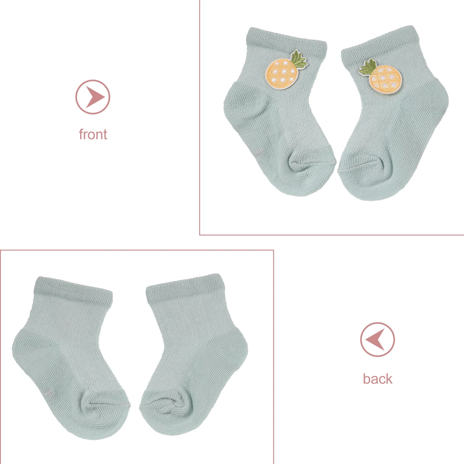 

3Pairs Breathable Cotton Baby Socks Cartoon Lovely Short Socks Comfortable Children Spring Summer Hosiery Children Hosiery