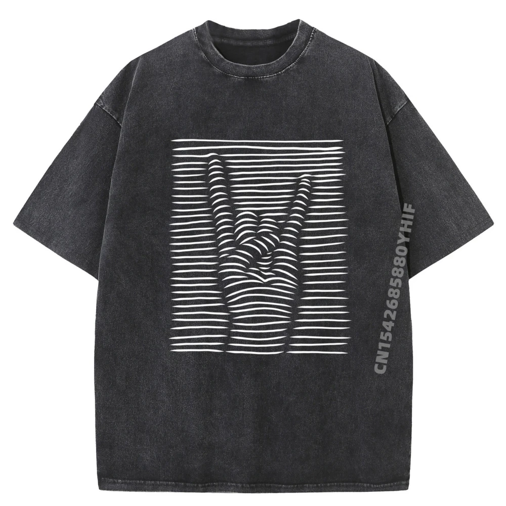 

Футболка с принтом слогана, оптическая иллюзия, граф, рога дьявола, мужская футболка, последняя футболка с рисунком, мытая футболка в стиле ретро