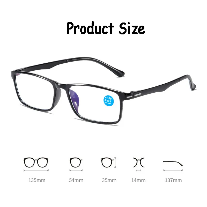 Zilead Anti Blue Light Blocking Reading Glasses Men Women TR90 Lightweight Presbyopia Eyeglasses Unisex 1.0 1.50 2.0 2.5 3 3.5 4