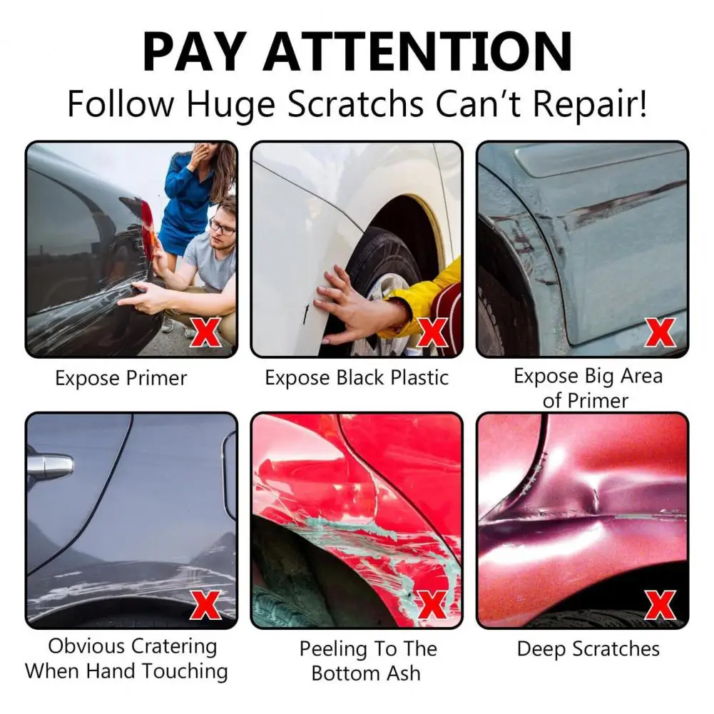 Car Scratch Repair Cloth Car Scratch Remover Cloth Reusable Paint Repair Tool for Easy Paint Residue Removal 2 Pack Car Scratch