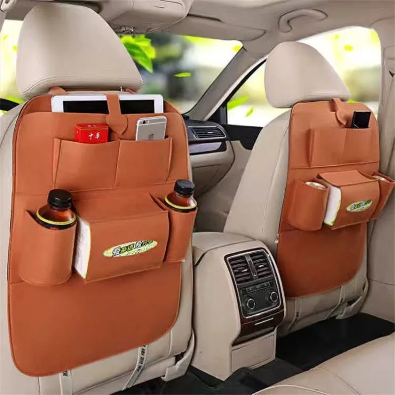

Car seat back storage box Multifunctional car hook Car water cup holder Tissue box Seat back storage box