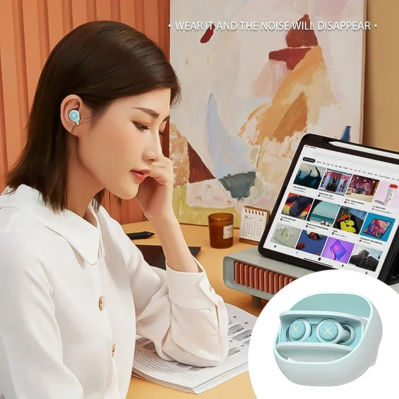 1pair Silicone Earplug Sleep Noise Ear Plug Canceling Noise Reduction Soundproof Anti Soft Slow Rebound Protection Ears Foam