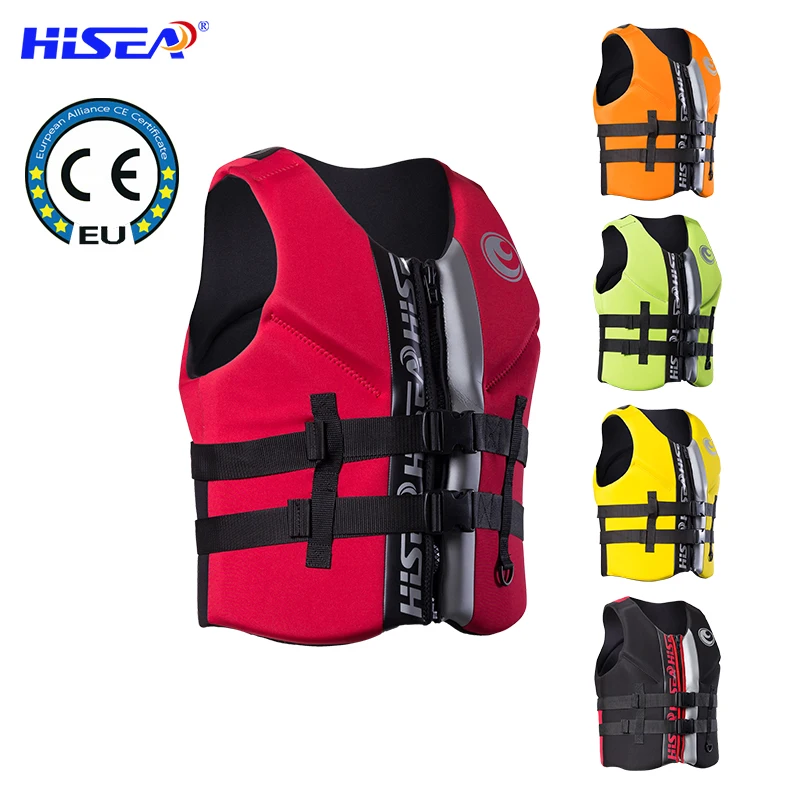 HISEA Outdoor Swimming Boating Skiing Sailing Diving Vest Survival Suit Neoprene Life Vest Safty Jacket PFD Buoyancy Aid.