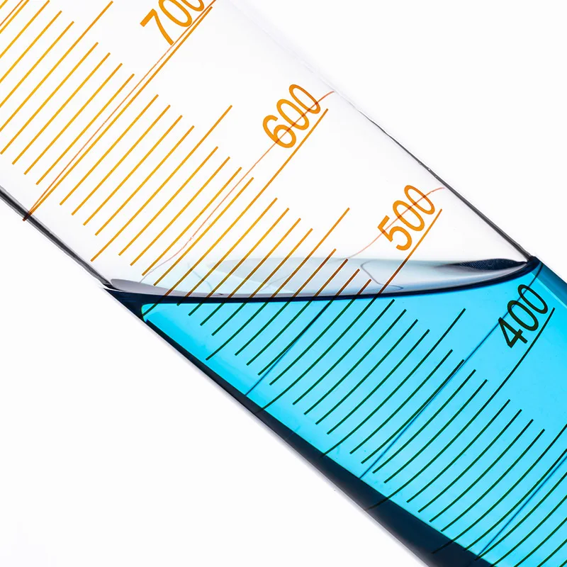 

25ml Borosilicate Glass Graduated Cylinder Precision Calibrated Chemistry Lab Equipment Hexagonal Base Non-Tip Design School