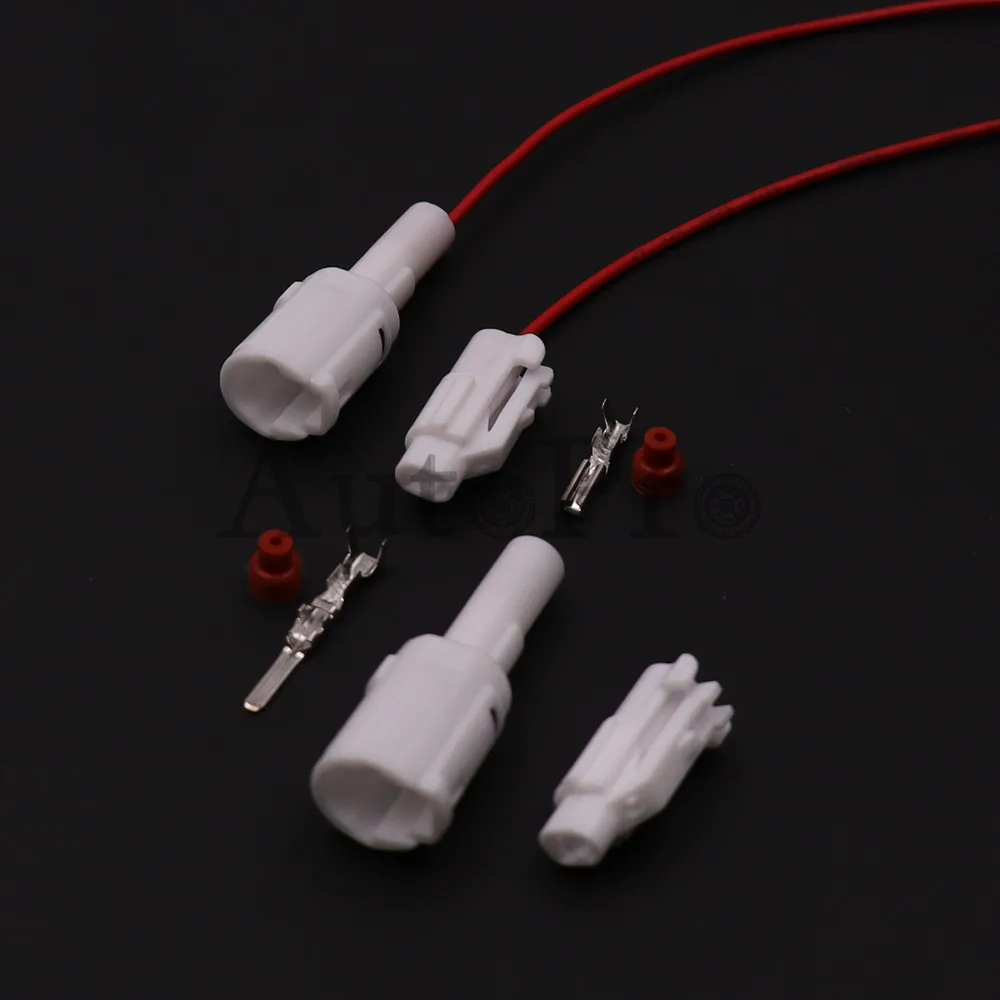1 Set 1 Hole 6187-1171 6180-1181 Waterproof Auto Plug Fuel Injector Electronic Connector Sealed Socket AC Assembly