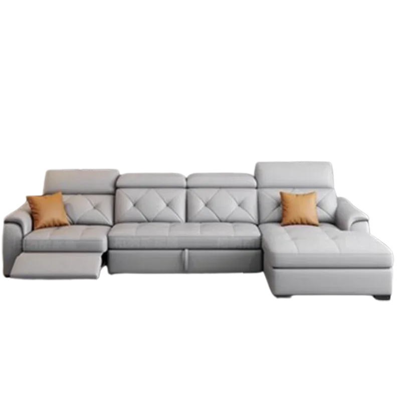 Electric Nordic Multifunctional Sofa Italian Modern Leather Storage Multifunctional Sofa Living Room Floor Divano Home Furniture