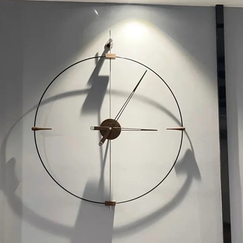 

Digital Luxury Wall Clocks Nordic Round Large Fashion Design Aesthetic Wall Watch Silent Creative Horloge Ornaments Home Decor
