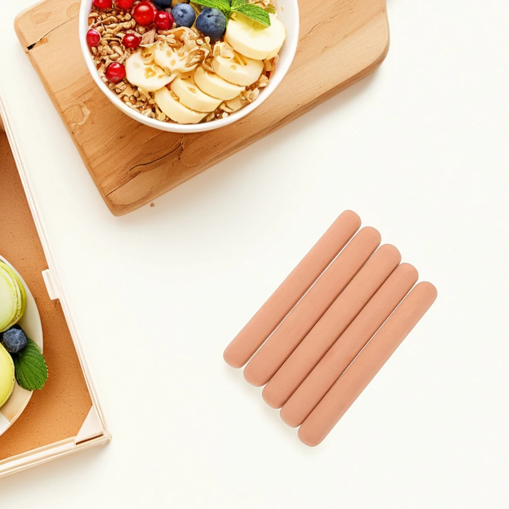 

10pcs Red Sugar Keeper Terracotta Moisture Saver Brown Softener For Jar Storage Container Airtight Box Coffee Flour Herb Powder