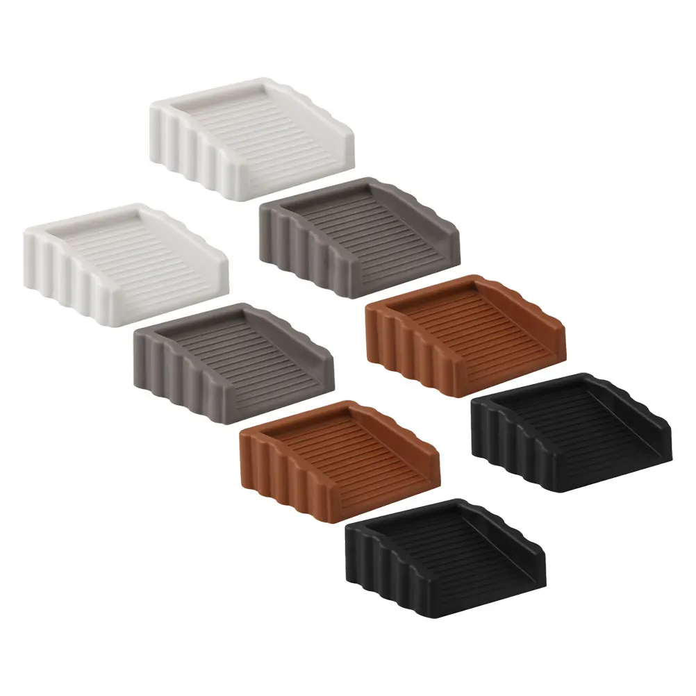 

8pcs Stopper Wedge Plug Door Wedge Stopper Home Office Anti-Wind TPR Floor Compatible Noise Reduction Wall Protection