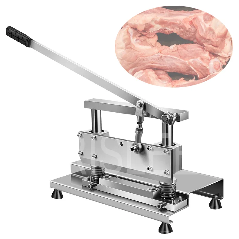 

Manual Meat Slicer Slicing Machine Commercial Household Frozen Chicken Duck Fish and Lamb Bone Cutter