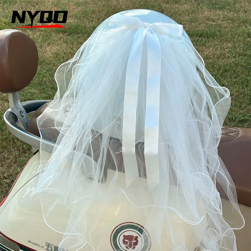 Real Image Bridal Veils With Bow 0.6m Vestido De Noiva Longo Wedding Veil Ivory White Veil With Free Comb