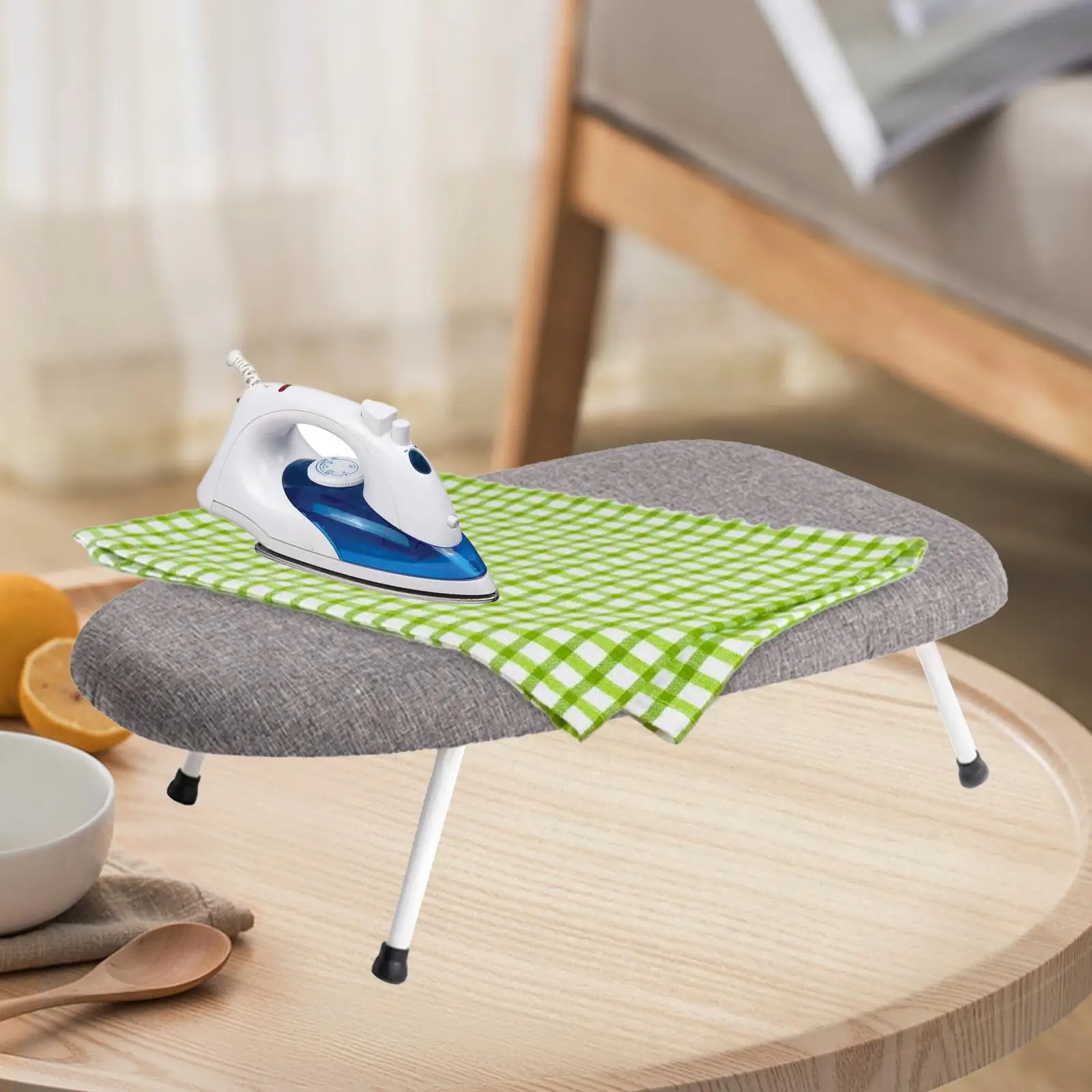 Tabletop Ironing Board Countertop Ironing Board Space Saving with Foldable Legs