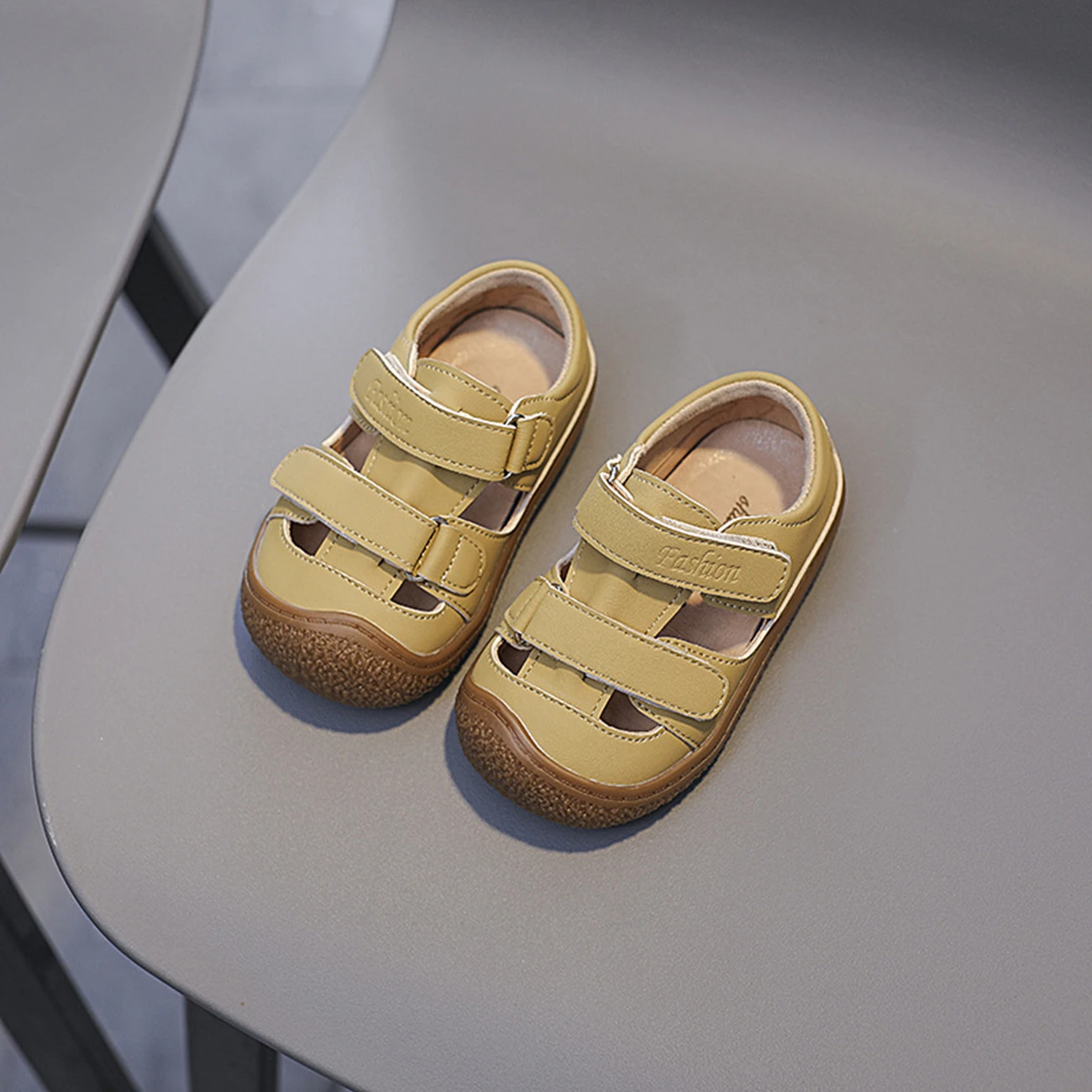 Summer Baby Girls Boys Sandals Comfortable Infant Toddler Shoes Children Shoes Anti-collision Soft Sole Kids Beach Sandals